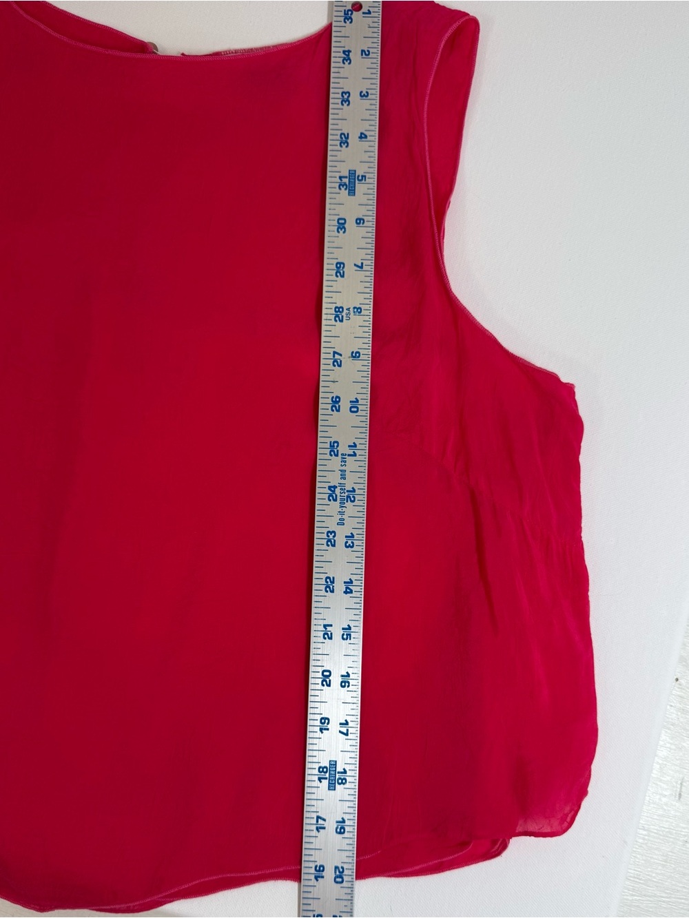 Johnny Was Y2K sleeveless blouse bright fuchsia/pink lightweight top Size XL - Picture 9 of 10